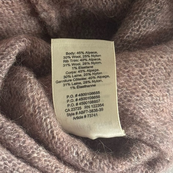 Aritzia Wilfred ‎ Free Dusty Rose Melange Cosmic Sweater Size XS - Picture 5 of 5
